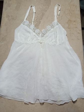 White Lace Trim Camisole