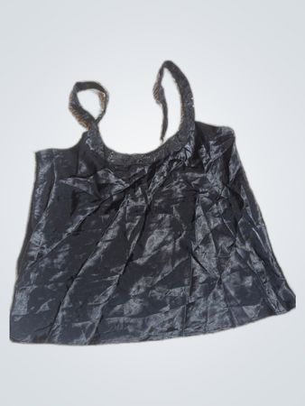 Black Satin Top