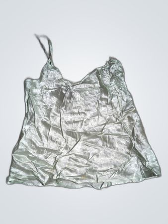 Mint Green Satin Camisole