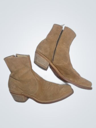 Tan Suede Ankle Boots