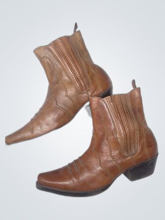 PANSY Leather Boots