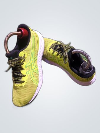 Asics Yellow Running Shoes