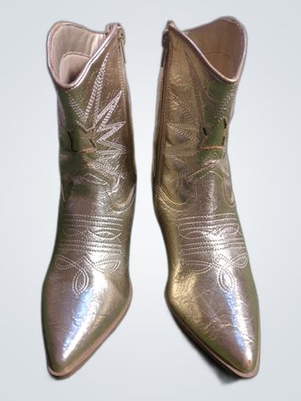 Rose Gold Cowboy Boots