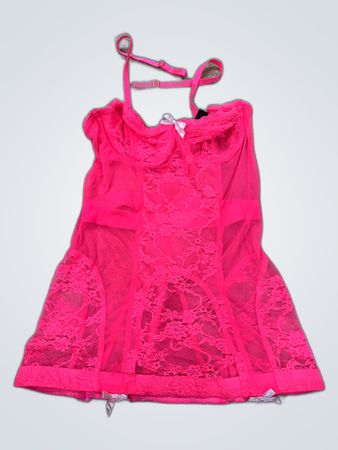Pink Lace Chemise