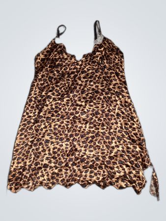 Brown Leopard Print Chemise