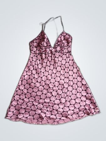 Marks & Spencer Autograph Pink Polka Dot Dress