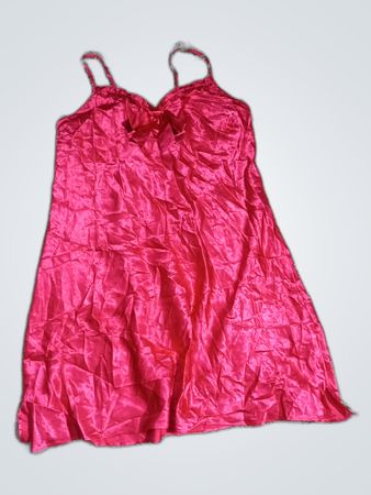 Pink Satin Dress