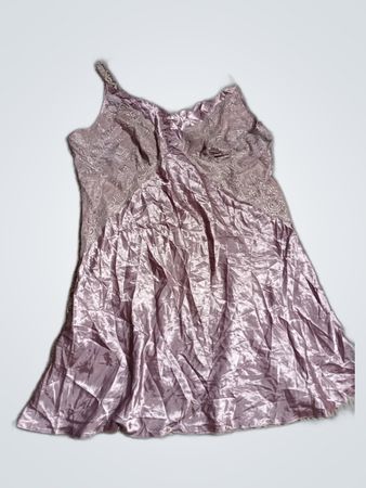 Pink Satin Nightgown