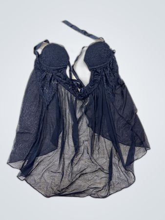 Victoria's Secret Black Lace Babydoll