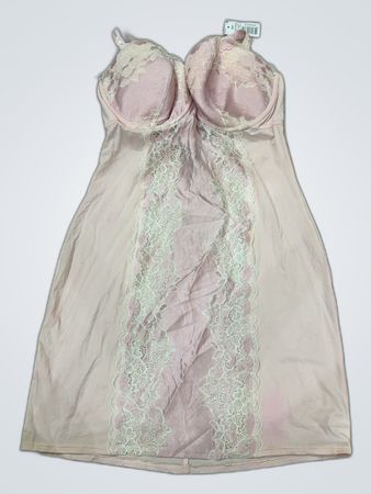 Pink Lace Dress with Bra