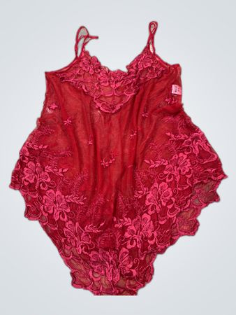 Red Lace Chemise