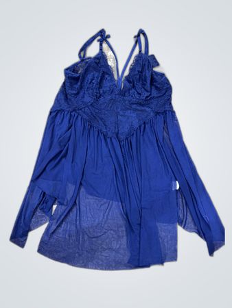 Blue Lace Chemise