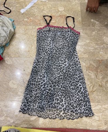 Victoria's Secret Leopard Print Chemise