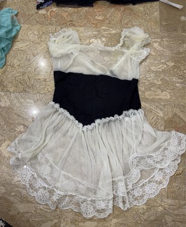Black and White Tutu Dress