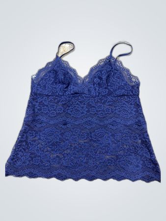 Navy Lace Camisole