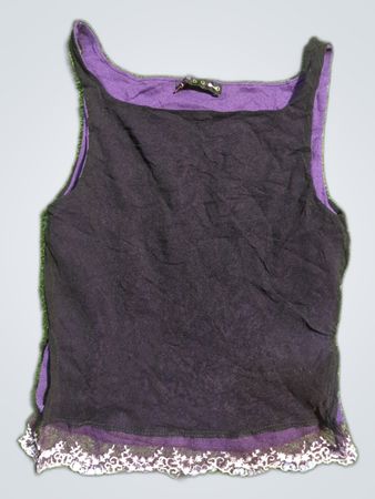 Black Lace Trim Camisole Top