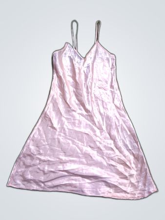 Pink Satin Chemise
