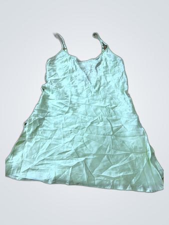 Flora Lingerie Green Slip Dress