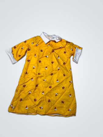 Smiffys Yellow Fox Print Dress