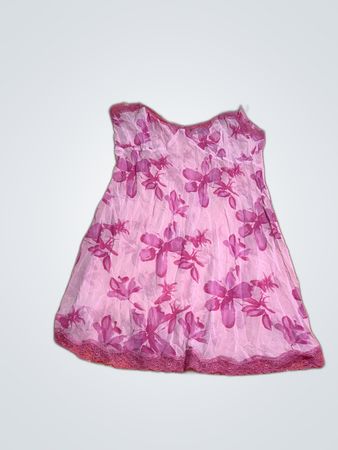 Pink Floral Chemise