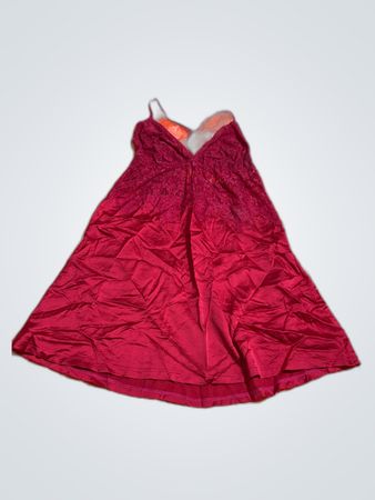 Red Polyester Dress