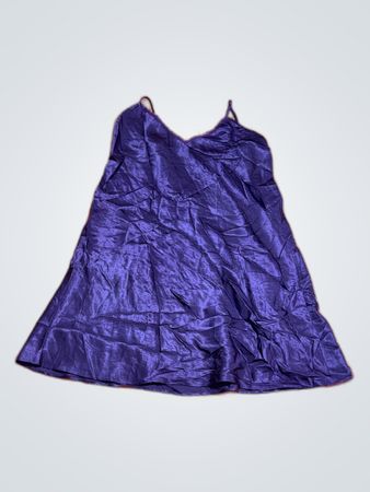 Purple Satin Night Dress