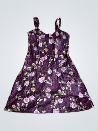Purple Floral Dress