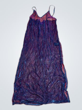 Sheer Purple Dress