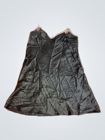 Love to Lounge Black Satin Slip Dress