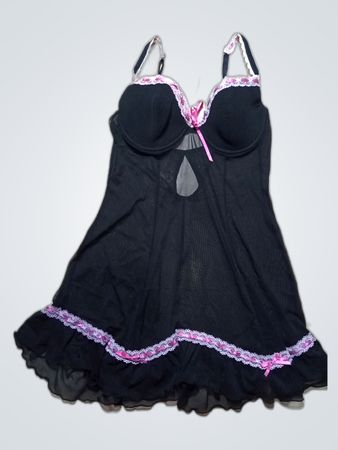 Black Lace Chemise