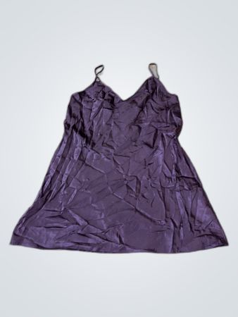 Purple Satin Nightdress