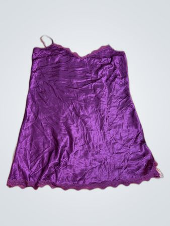 Purple Satin Chemise