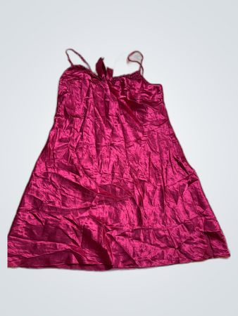 Red Satin Dress