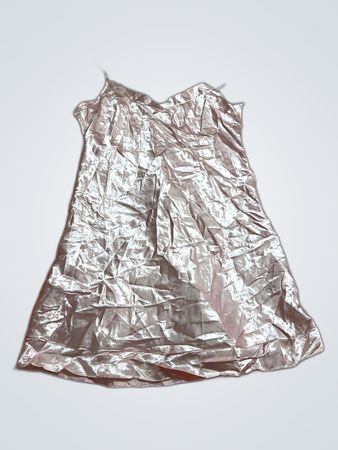 Pink Satin Dress