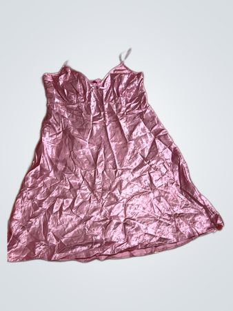 Pink Satin Nightgown