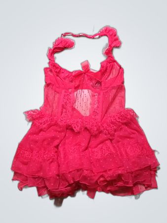 Pink Lace Babydoll