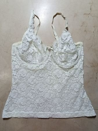 White Lace Bra