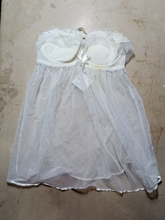 Ann Summers White Lace Slip Dress