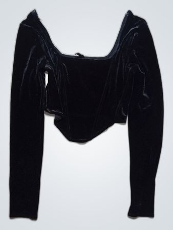 Black Velvet Top
