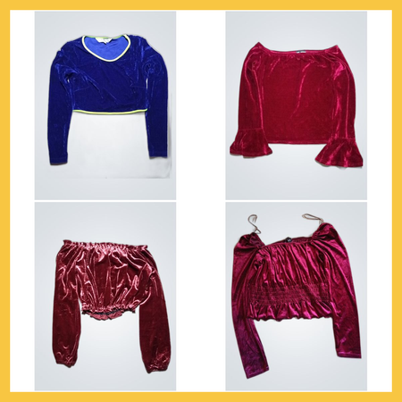 Velvet tops