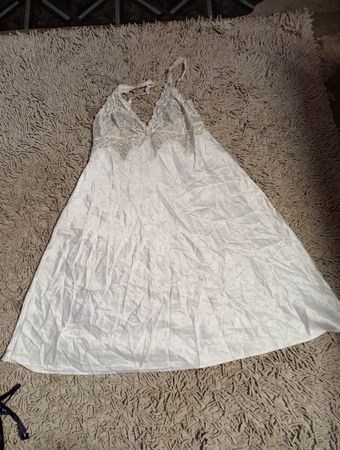 Bop Avenue White Lace Slip Dress