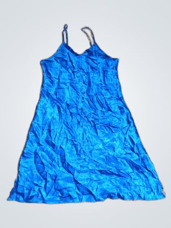 Blue Spaghetti Strap Dress