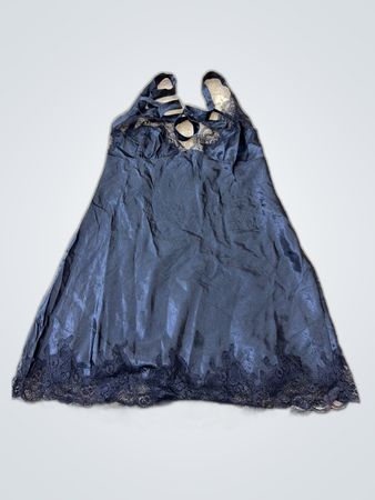 La Senza Black Satin Chemise