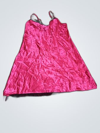 Pink Satin Dress