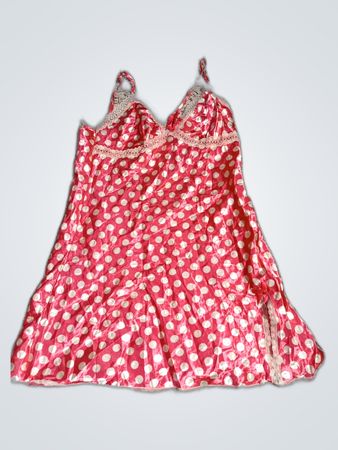Pink Polka Dot Chemise