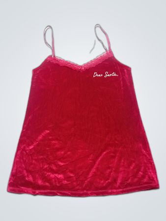 George Red Velvet Cami Top