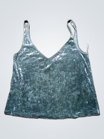 Green Velvet Camisole