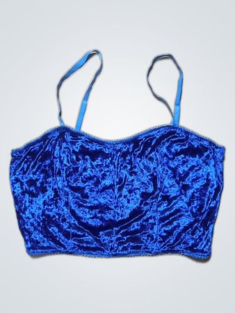 Blue Velvet Bra