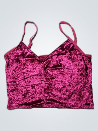 Pink Velvet Bra