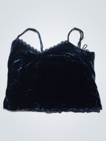 Black Velvet Cami Top